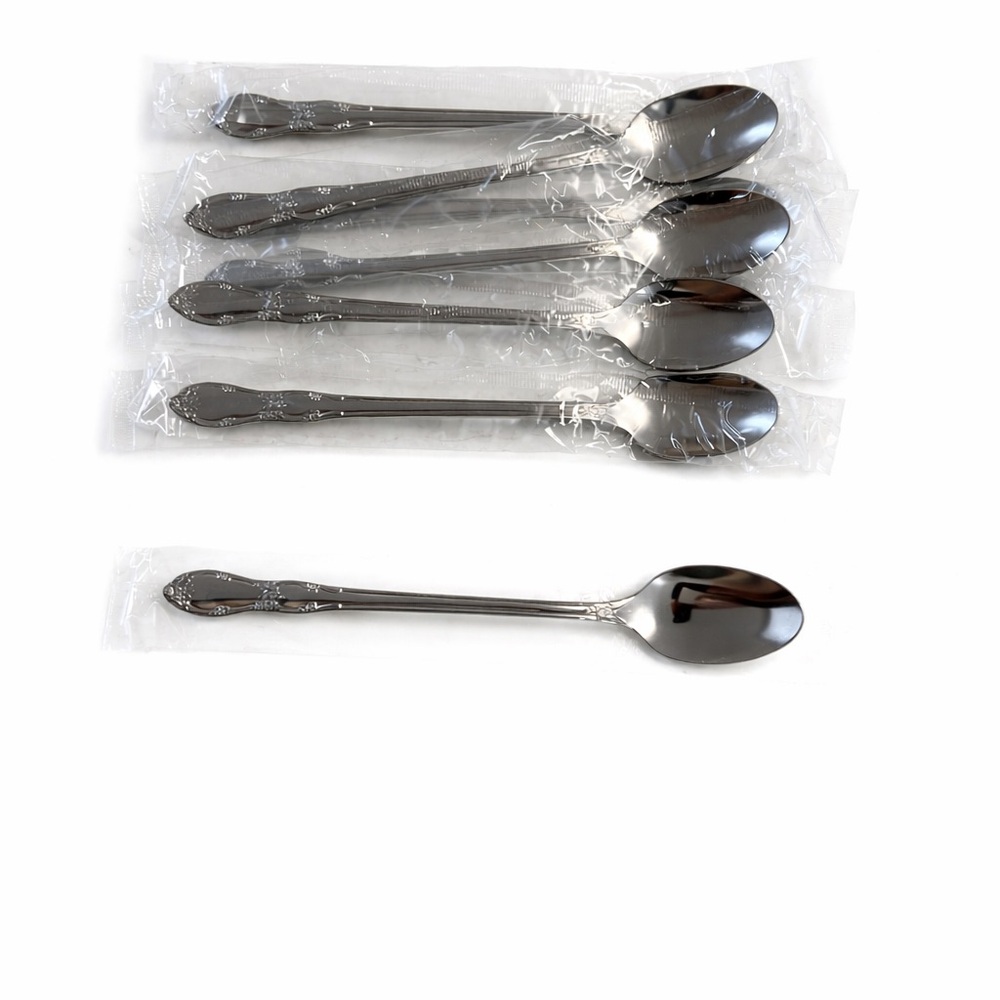 Oneida Daydream Iced Tea Spoons Set 8 Long Handle NEW Sealed USA